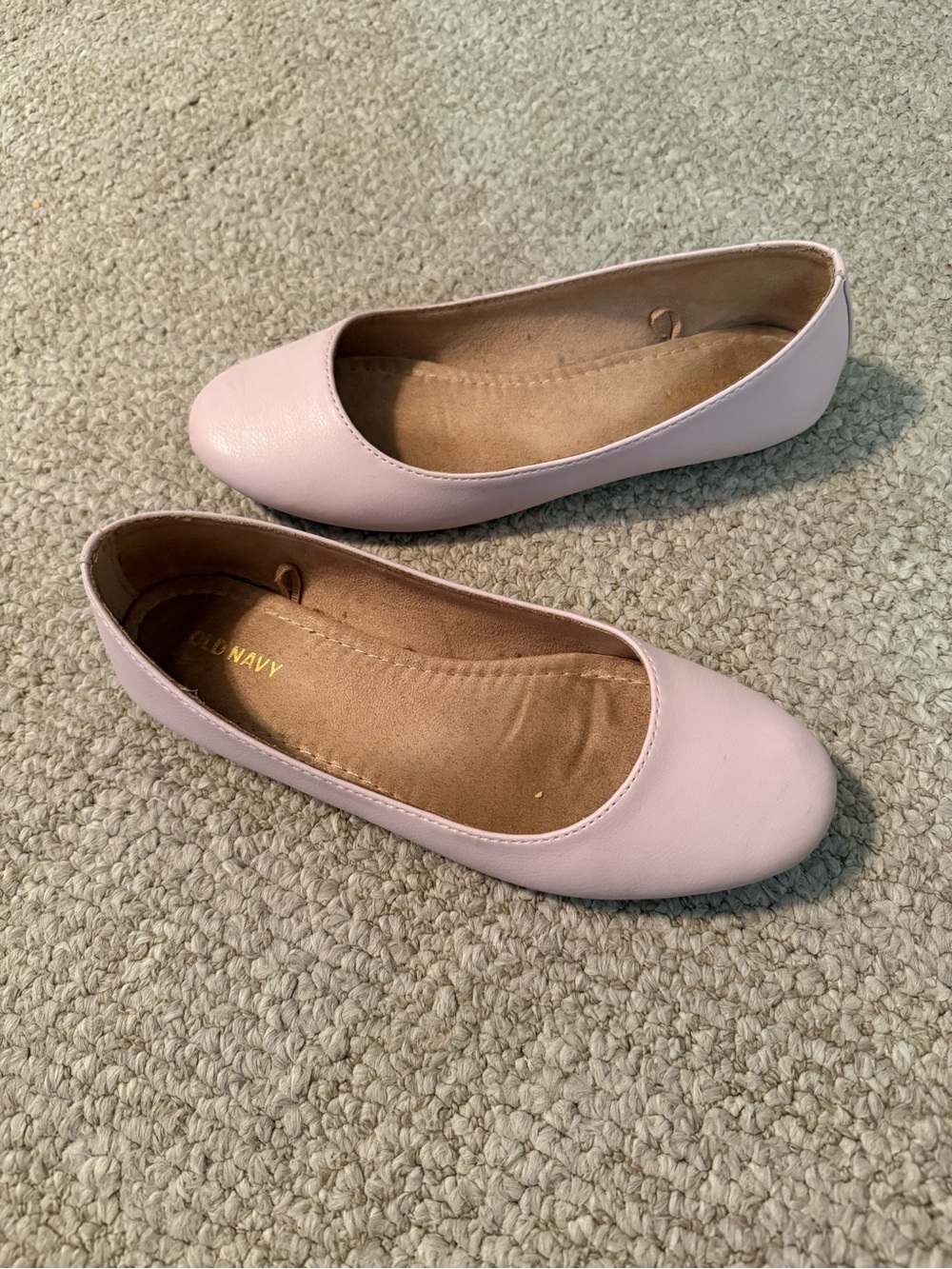 Old Navy Light Pink Slip-On Ballet Flats